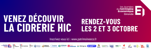 La Cidrerie HIC ouvre ses portes ! Portes Ouvertes Journées Patrimoine Economique du Medef Cidrerie HIC