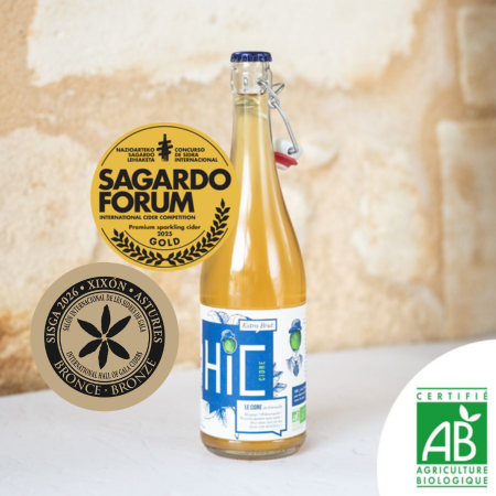 🥉 Nouvelle médaille pour Moby d'HIC ! cidrerie hic cidre extra brut bio medaille sagardo forum 450x450